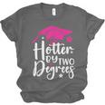 Two Degrees Hotter Graduation 2025 Diploma College Masters Unisex Jersey T-Shirt