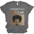 Unapologetically MHA-Ish Student Graduation Afro Unisex Jersey T-Shirt
