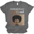 Unapologetically MSW-Ish Student Graduation Afro Unisex Jersey T-Shirt