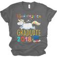 Unicorn Kindergarten Graduation Shirt Girls Unisex Jersey T-Shirt