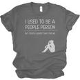 I Used To Be A People Person Introvert Unisex Jersey T-Shirt