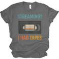 VHS Cassette Tape Retro 80s 90s Nostalgia Unisex Jersey T-Shirt