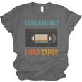 VHS Cassette Tape Retro 80s 90s Nostalgia Unisex Jersey T-Shirt