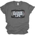 VHS Tape Rewind Glitch 90s Retro Nostalgia Please Rewind Unisex Jersey T-Shirt VHS Tape Rewind Glitch 90s Retro Nostalgia Please Rewind Unisex Jersey T-Shirt