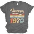 Vintage 1970 Birthday Retro Style 70's Born Nostalgia Outfit Unisex Jersey T-Shirt