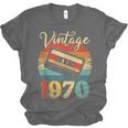 Vintage 1970 Retro Cassette Tape 70s Born Nostalgia Birthday Unisex Jersey T-Shirt