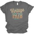 Vintage 1978 Retro Year Groovy 70s For Dad Nostalgia Unisex Jersey T-Shirt
