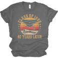 Vintage Class Of 1986 40 Years Later Reunion 40th Graduation Unisex Jersey T-Shirt
