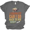 Vintage I Graduated Can I Go Back To Bed Now Graduation Unisex Jersey T-Shirt