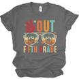 Vintage Peace Out 5th Grade Graduation Last Day Of School Unisex Jersey T-Shirt