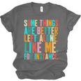 Vintage Some Things Are Better Left Alone Introverts Unisex Jersey T-Shirt