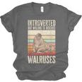 Walrus Lover Introvert Walrus Unisex Jersey T-Shirt Walrus Lover Introvert Walrus Unisex Jersey T-Shirt