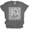 Weird Girls Club Vintage Linocut Retro Introvert Aesthetic Unisex Jersey T-Shirt Weird Girls Club Vintage Linocut Retro Introvert Aesthetic Unisex Jersey T-Shirt