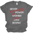 Woman Law Degree Graduation Diploma Party Unisex Jersey T-Shirt