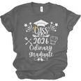 Women's Class Of 2026 Culinary Graduate Food Cuisine Chef Graduation Unisex Jersey T-Shirt