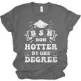 Women's Groovy Nurse BSN Now Hotter By One Degree Graduation BSN RN Unisex Jersey T-Shirt