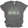 Women's Social Battery 3 Introvert Sarcasm Unisex Jersey T-Shirt Women's Social Battery 3 Introvert Sarcasm Unisex Jersey T-Shirt