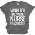World's Okayest Nurse Practitioner NP Graduation Unisex Jersey T-Shirt