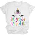1st Grade Nailed ItShirt Unicorn Graduation Class Of 2018 Unisex Jersey T-Shirt