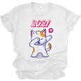 2021 Kindergarden Graduation Celebration Dapping Cat For Men Women Kids Unisex Jersey T-Shirt