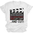 8th Grade Graduation 2026 Graduate Clapperboard Unisex Jersey T-Shirt