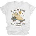 90s Manatee Humor Please Patient I'm From The 1900s Unisex Jersey T-Shirt 90s Manatee Humor Please Patient I'm From The 1900s Unisex Jersey T-Shirt