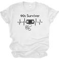 90s Survivor Retro Nostalgia Vintage Throwback Unisex Jersey T-Shirt 90s Survivor Retro Nostalgia Vintage Throwback Unisex Jersey T-Shirt