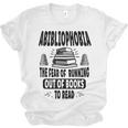Abibliophobia Definition Book Reading Lover Fans Text Unisex Jersey T-Shirt