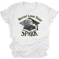The Addams Family TV Series – Uncle Fester Graduation Spark Premium Unisex Jersey T-Shirt