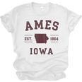Ames Iowa Est 1864 Nostalgia Unisex Jersey T-Shirt