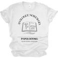 Analogue Nostalgia Paper Books Book Graphic Unisex Jersey T-Shirt