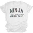 Antisocial NINJA UNIVERSITY Introvert Sarcastic Unisex Jersey T-Shirt