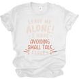 Avoiding Small Talk Issues Anti Social Sarcastic Introvert Unisex Jersey T-Shirt