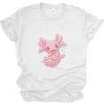 Axolovert Axolotl Humor Salamander Introvert Unisex Jersey T-Shirt