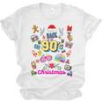 Back To 90's Christmas Nostalgia Quotes Graphic Premium Tri-Blend Unisex Jersey T-Shirt