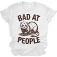 Bad At People Ferret Introvert Saying Slogan Unisex Jersey T-Shirt