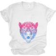 Bi Shy And Ready To Cry Bisexual Introvert Bi Pride Raglan Baseball Tee Unisex Jersey T-Shirt