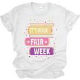 Book Fair Bookworm Library Its Book Fair Week Unisex Jersey T-Shirt