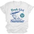 Book Girl Summer Bookish Beach Unisex Jersey T-Shirt