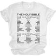 The Books Of The Bible Old And New Testament Complete List Unisex Jersey T-Shirt