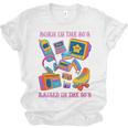 Born In The 80s Raised In The 90s Nostalgia Retro Memories Premium Tri-Blend Unisex Jersey T-Shirt