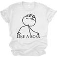 Like A Boss Rage Comic Meme Classic Internet Nostalgia Tee Unisex Jersey T-Shirt Like A Boss Rage Comic Meme Classic Internet Nostalgia Tee Unisex Jersey T-Shirt