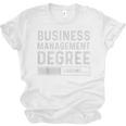 Business Management Degree Loading Graduation Unisex Jersey T-Shirt