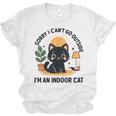 Cat Shirt Introvert Sorry I Can’t Go I’m An Indoor Cat Unisex Jersey T-Shirt Cat Shirt Introvert Sorry I Can’t Go I’m An Indoor Cat Unisex Jersey T-Shirt