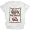 CEO Of Canceling Plans Flake Introvert Friend Premium Tri-Blend Unisex Jersey T-Shirt