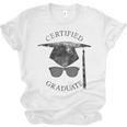 Certified Graduate Vintage Mortarboard Graduation Unisex Jersey T-Shirt