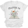 Chapter 34 Book Lovers & Readers 34th Birthday Wildflowers Premium Tri-Blend Unisex Jersey T-Shirt Chapter 34 Book Lovers & Readers 34th Birthday Wildflowers Premium Tri-Blend Unisex Jersey T-Shirt