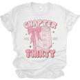 Chapter Thirty Est 1995 Cute 30th Birthday Book Bow Coquette Unisex Jersey T-Shirt