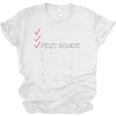Checklist 1st Grade Class Of 2031 Shirt Graduation Unisex Jersey T-Shirt