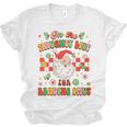 Christmas Smut Book On The Naughty List For Reading Smut Unisex Jersey T-Shirt